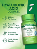 Nature's Truth Hyaluronic Acid Complex ingredients list