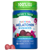 Nature's Truth Kids Melatonin Gummy front view with mixed berry flavour
