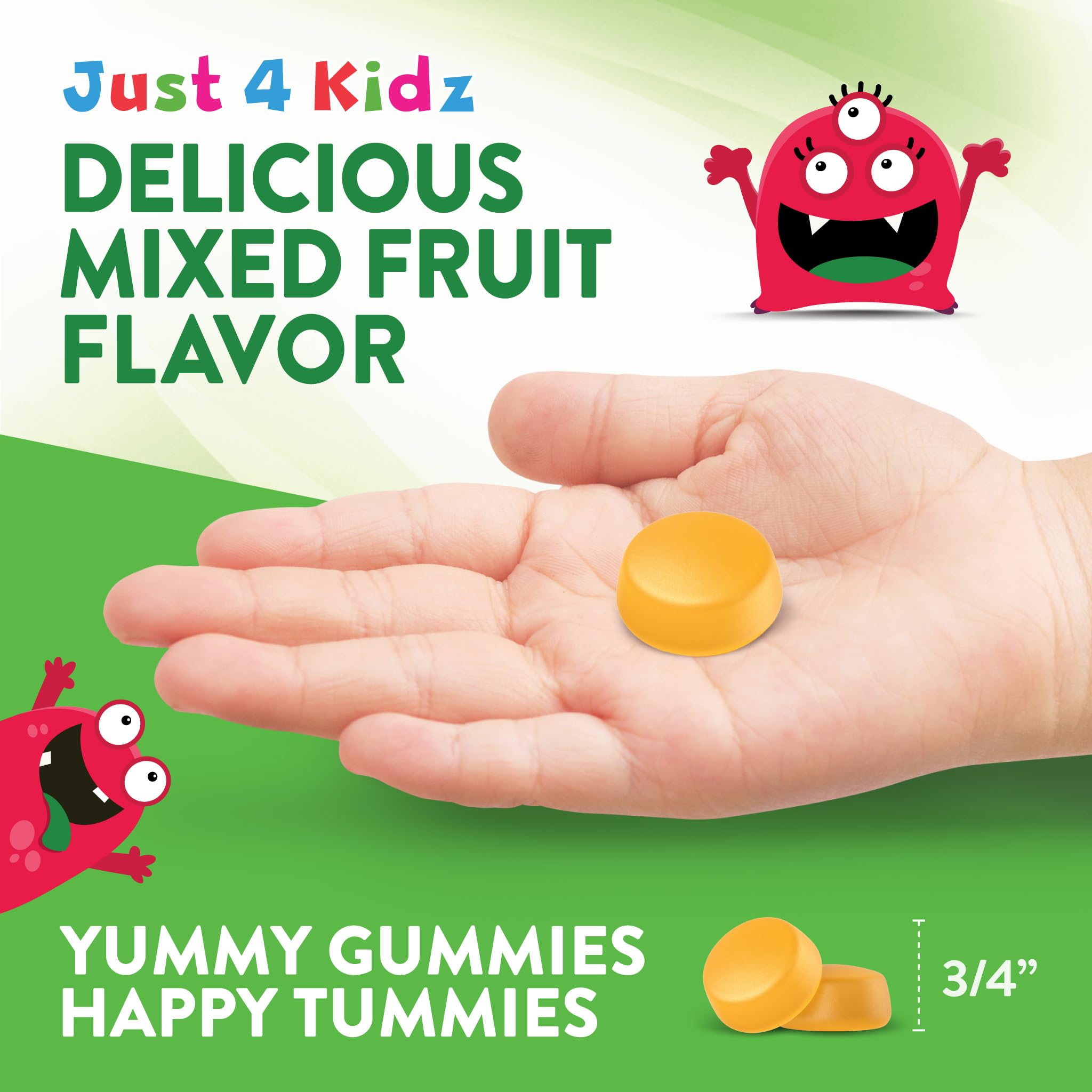 Nature's Truth Kids Probiotic Gummies with a child