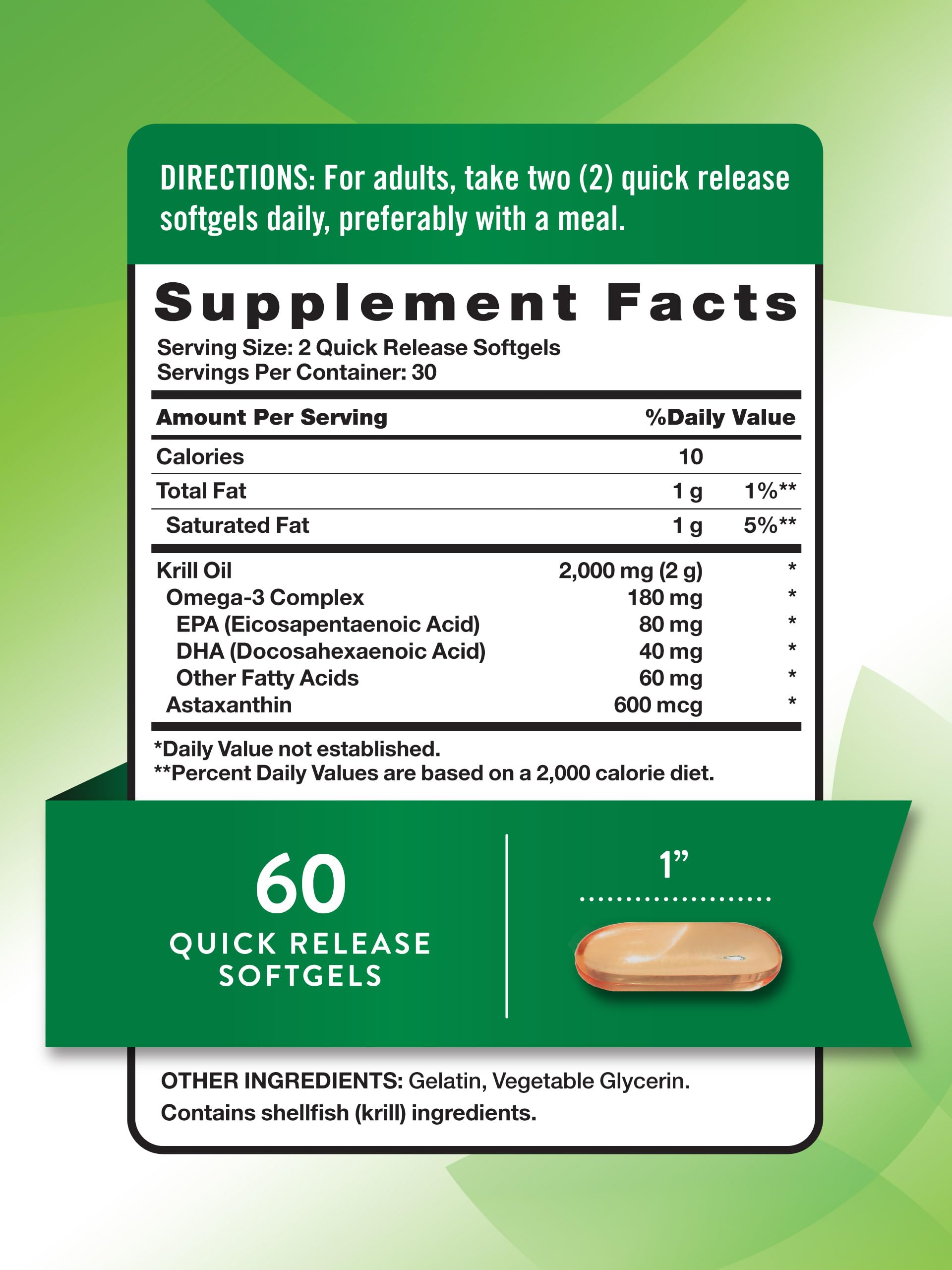 Nature's Truth Krill Oil softgels packaging