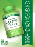 Nature's Truth L-Lysine 1000mg caplets close-up
