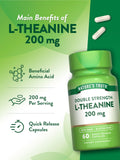 Nature's Truth L-Theanine 200mg Capsules close-up