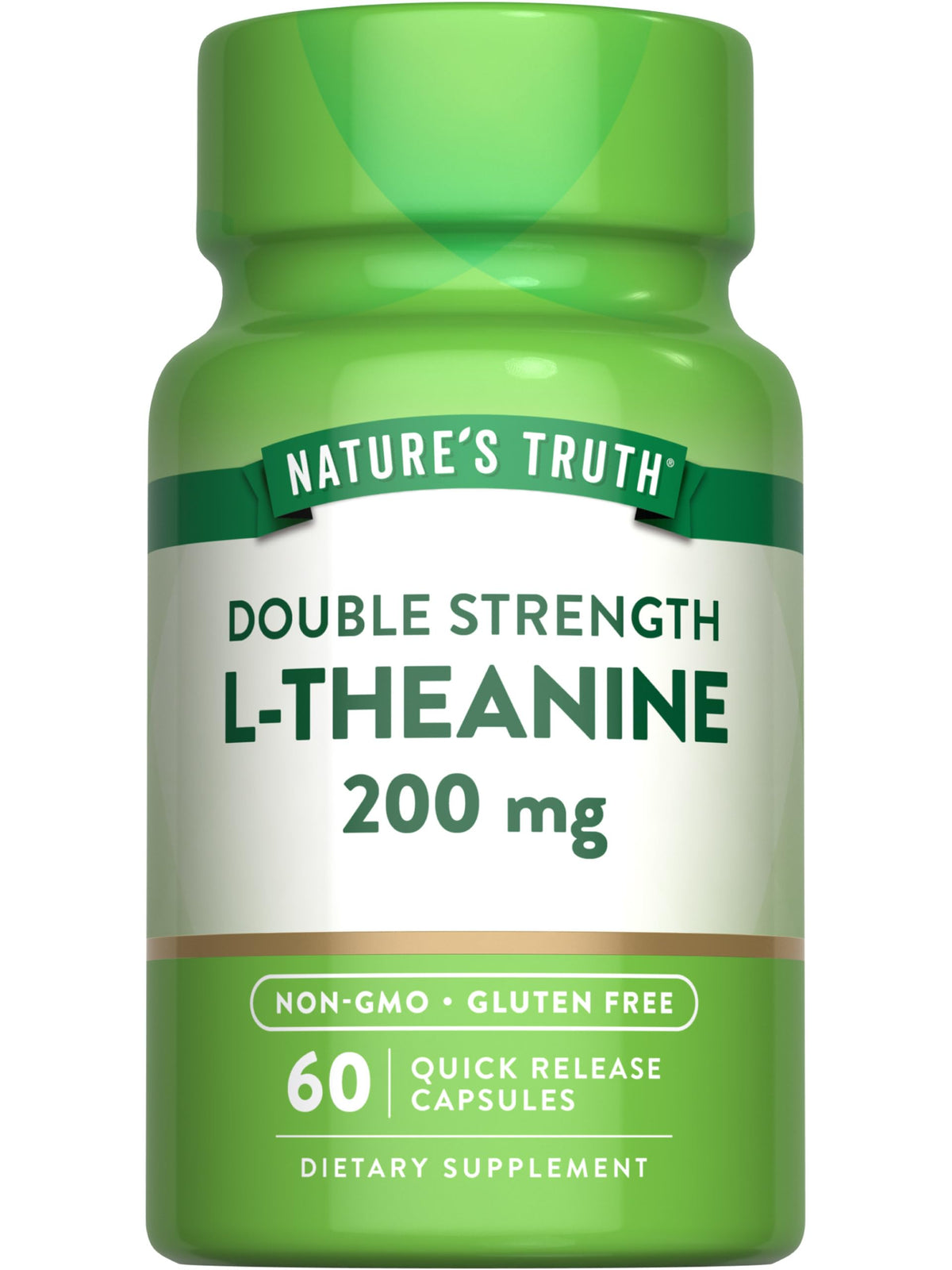 Nature's Truth L-Theanine 200mg Capsules front view