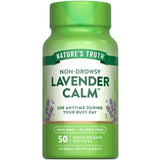 Nature's Truth Lavender Calm Softgels front view packaging