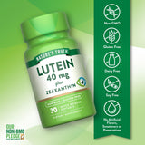 Nature's Truth Lutein Supplement side view showing label