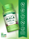 Nature's Truth Maca Root Capsules open bottle showing capsules