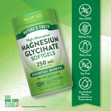 Nature's Truth Magnesium Glycinate softgels on a white background