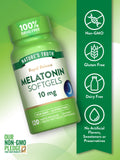 Nature's Truth Melatonin 10mg softgel close-up