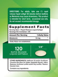 Nature's Truth Melatonin 10mg Softgels bottle side view