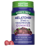 Nature's Truth Melatonin 12mg with Magnesium Gummies front view