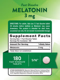 Nature's Truth Melatonin 3mg Fast Dissolve Tablets side view
