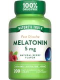 Nature's Truth Melatonin Fast Dissolve Tablets 5mg front view