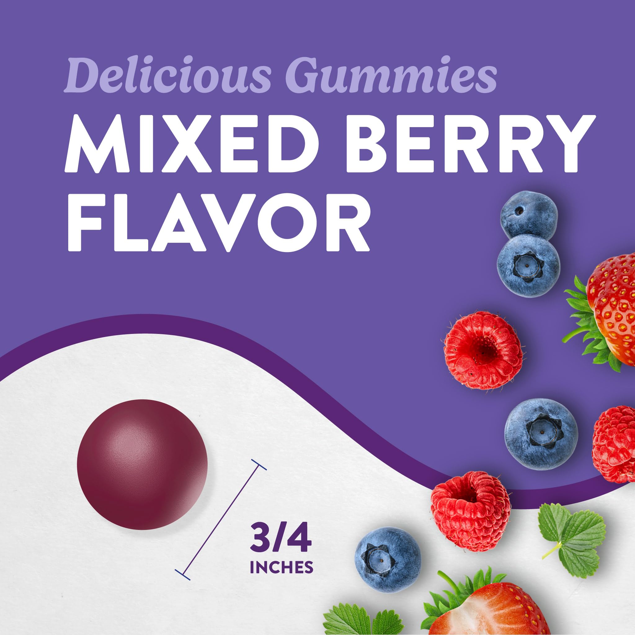 Nature's Truth Melatonin Gummies 10mg 70 Count Berry Flavour with nutrition label