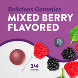 Nature's Truth Melatonin Gummies 1mg ingredients list on packaging