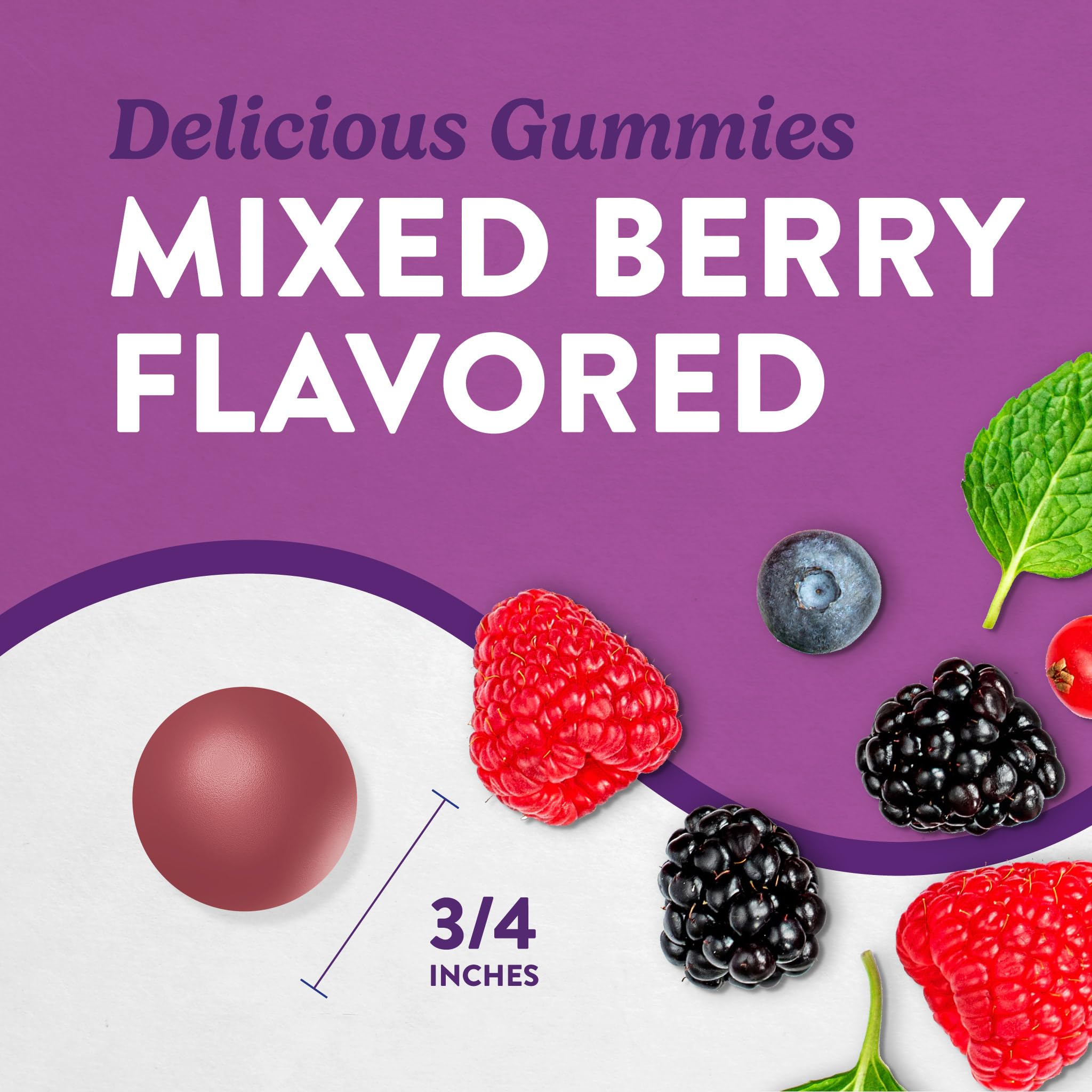 Nature's Truth Melatonin Gummies 1mg ingredients list on packaging