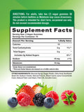 Nature's Truth Melatonin Gummies mixed berry flavour close-up