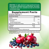 Nature's Truth Melatonin gummies packaging side view
