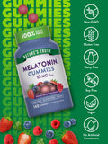 Nature's Truth Melatonin Gummies side view showing gummy texture