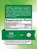 Nature's Truth Melatonin Tablets 12mg bottle side view