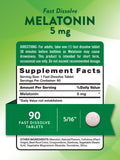 Nature's Truth Melatonin Tablets 5mg natural berry flavour