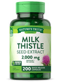 Nature's Truth Milk Thistle Capsules front view with packaging