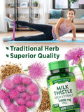 Nature's Truth Milk Thistle Capsules quick release capsules