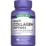 Nature's Truth Multi Collagen Peptides 2000mg capsules front view