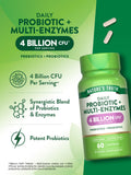 Nature's Truth Multi-Enzymes Advanced Probiotic with a measuring spoon