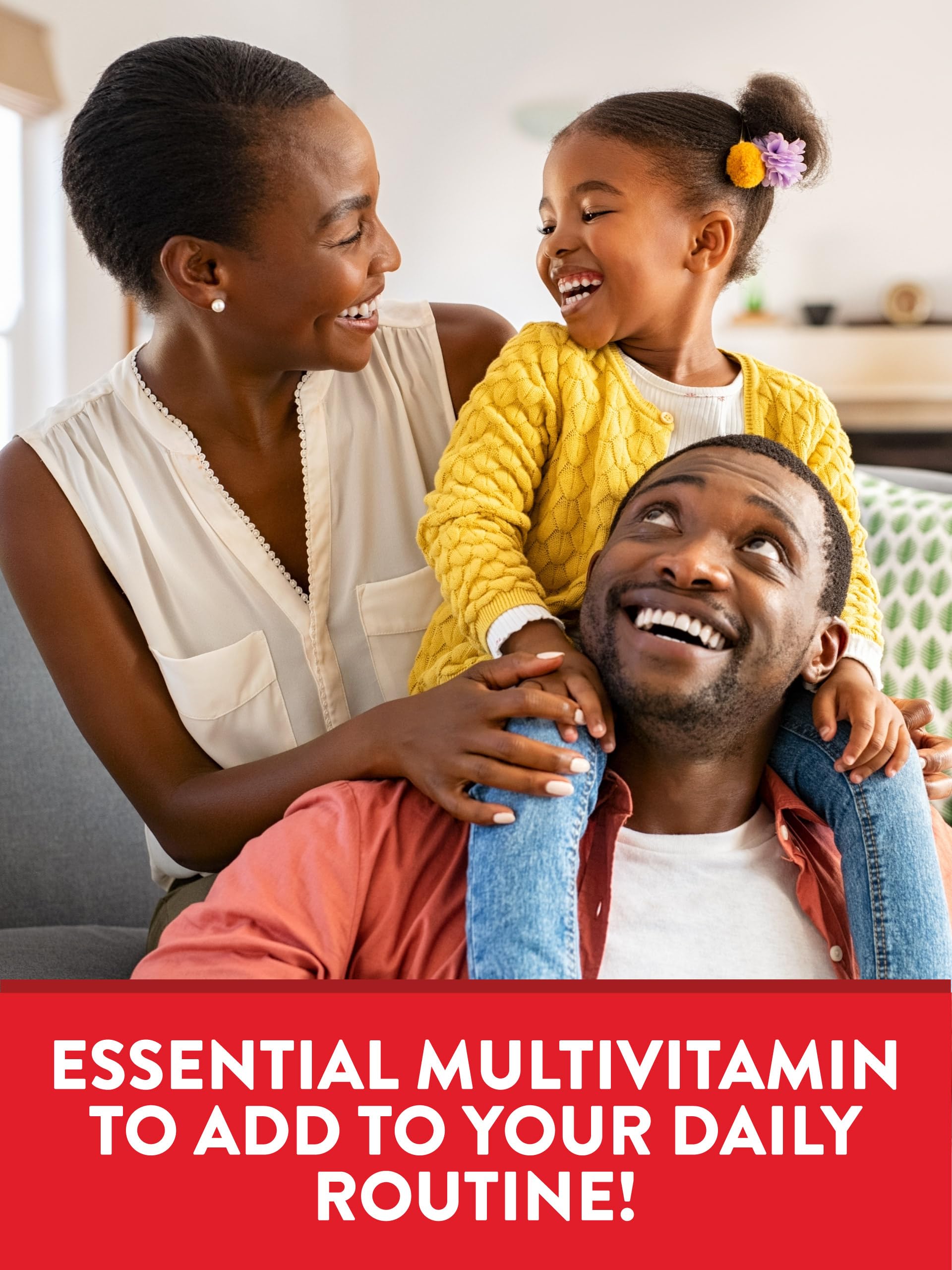 Nature's Truth Multivitamin Mini Tablets back view with nutritional information
