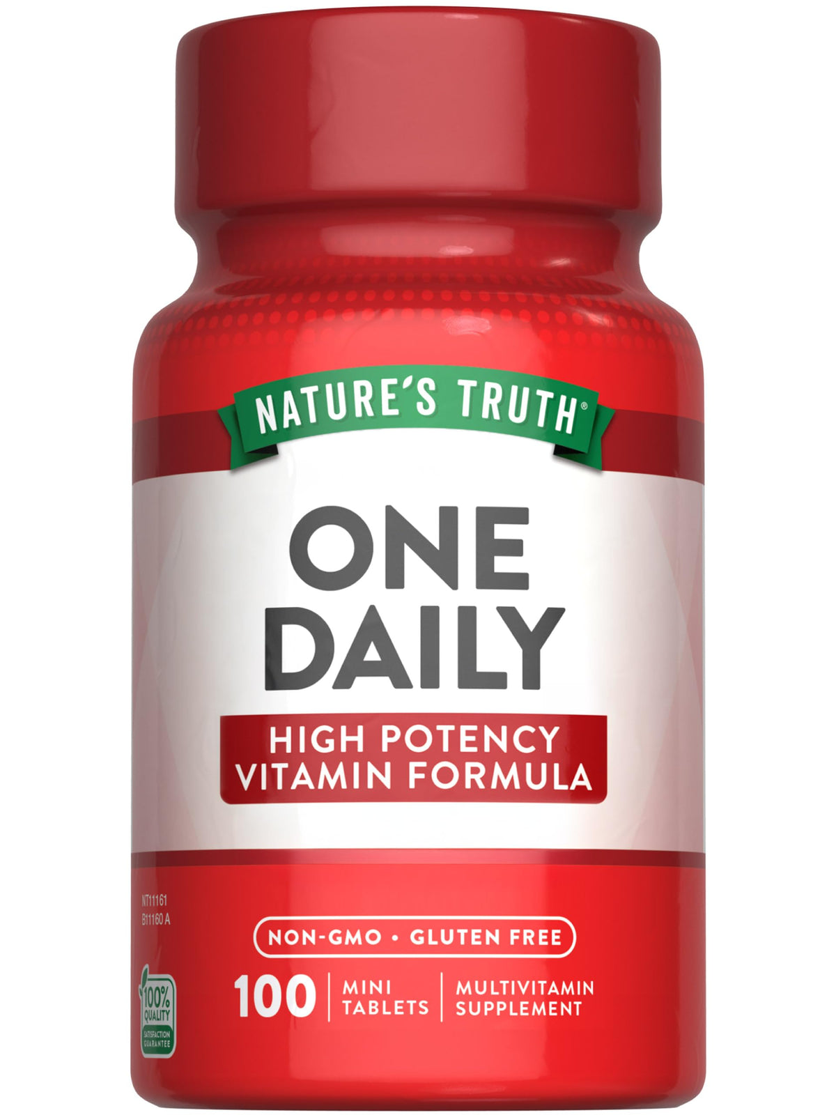 Nature's Truth Multivitamin Mini Tablets front view packaging