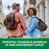 Nature's Truth Multivitamins caplet on a wooden table
