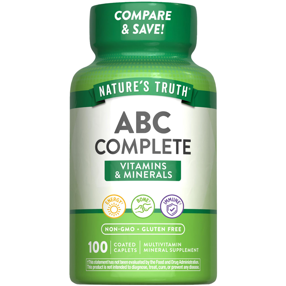 Nature's Truth Multivitamins front view of packaging