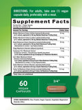 Nature's Truth Mushroom Complex 50g back view with ingredients