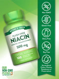 Nature's Truth Niacin B3 400mg capsules packaging