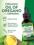 Nature's Truth Oil of Oregano Liquid on a wooden table
