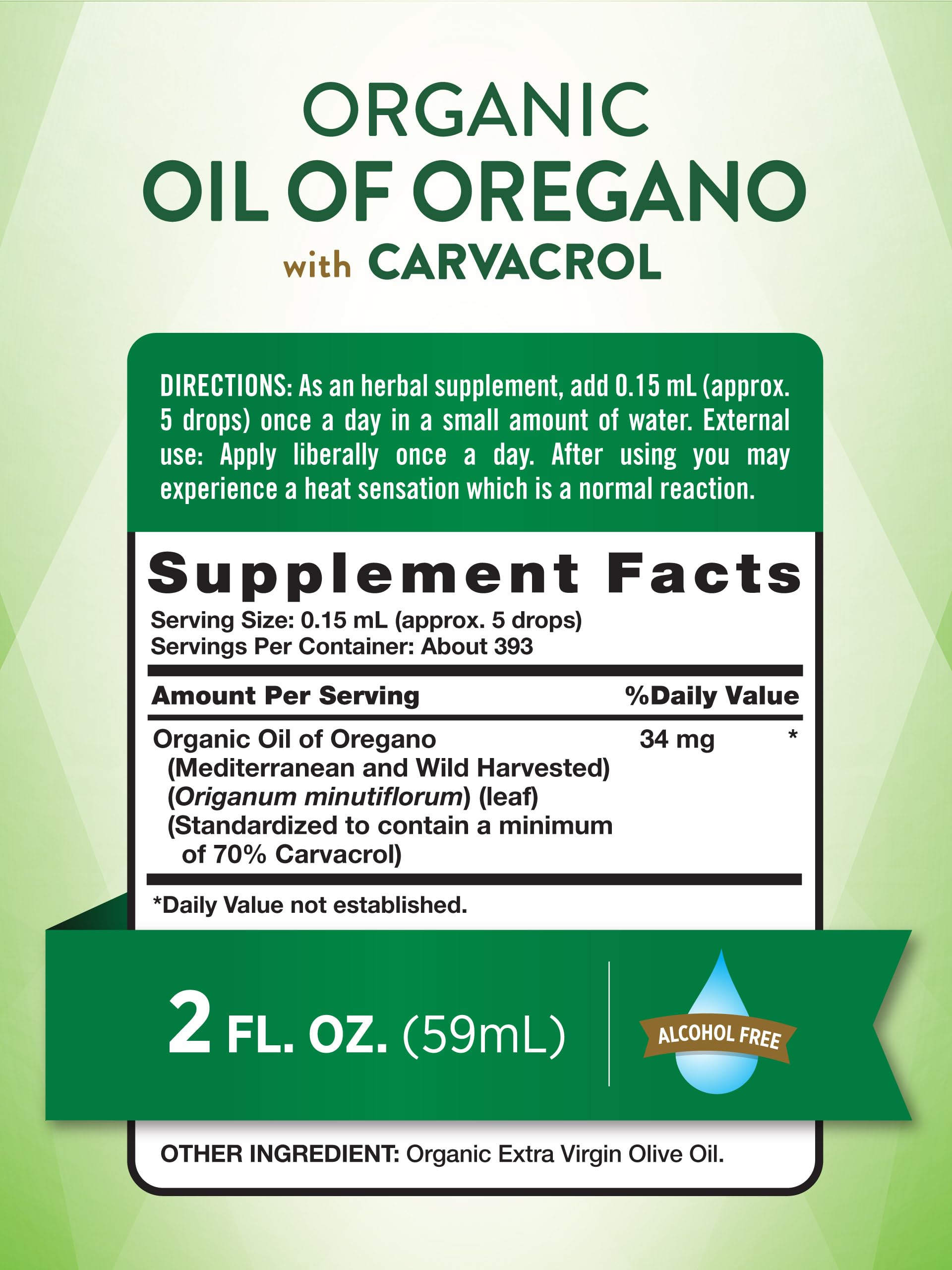 Nature's Truth Oil of Oregano Liquid packaging