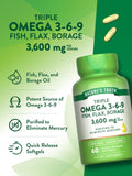 Nature's Truth Omega-3 Fish Oil 3600mg capsule close-up