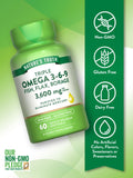 Nature's Truth Omega-3 Fish Oil 3600mg supplement side view