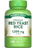 Nature's Truth Red Yeast Rice 1200mg Capsules front view