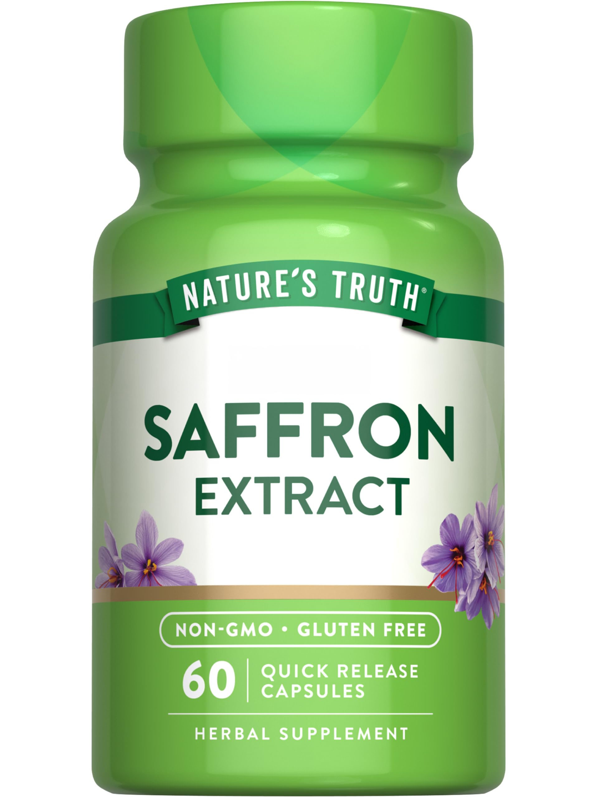 Nature's Truth Saffron Extract Capsules front view