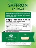 Nature's Truth Saffron Extract Capsules side view