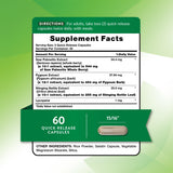 Nature's Truth Saw Palmetto Herbal Complex 50g capsules side view
