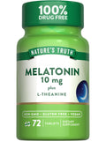 Nature's Truth Sleep Supplement 41g front view with Melatonin and Theanine