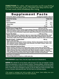 Nature's Truth Super Greens Vegan Powder 193g back view packaging