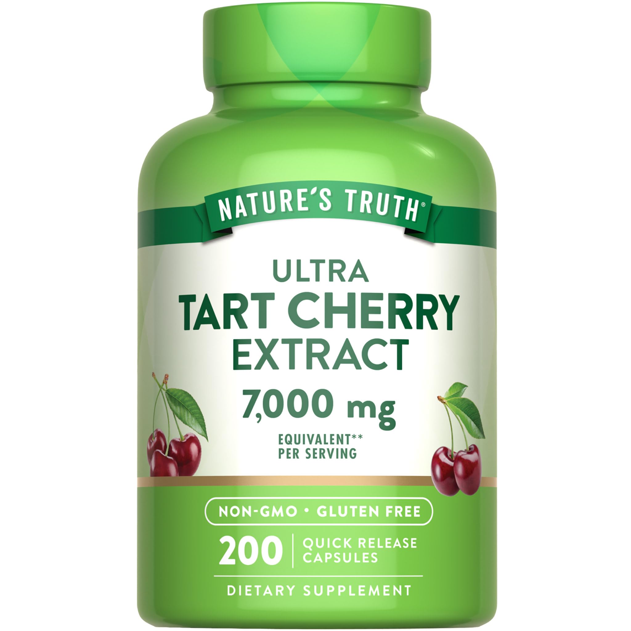 Nature's Truth Tart Cherry Extract Capsules front view