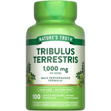 Nature's Truth Tribulus Terrestris 1000mg capsule bottle front view