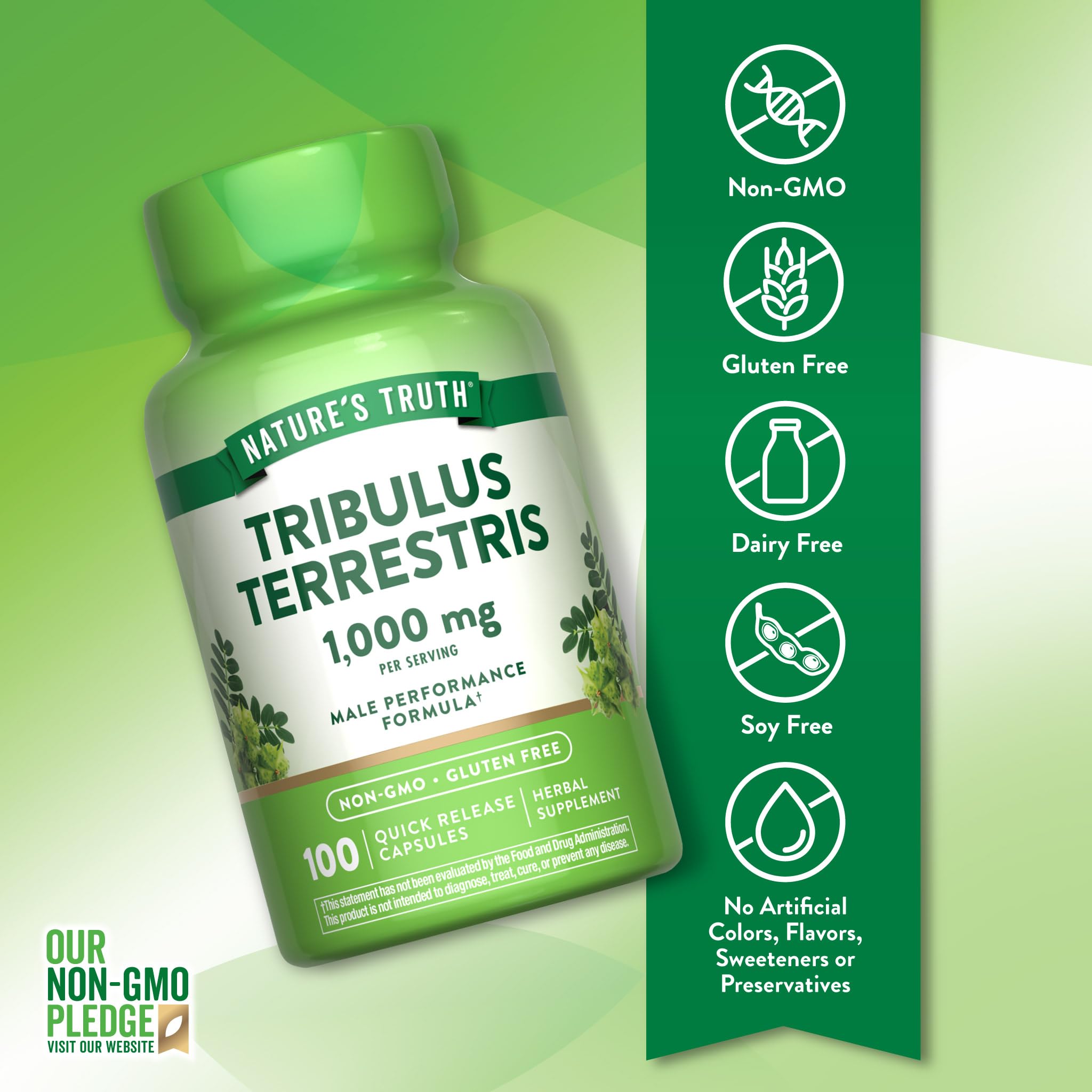 Nature's Truth Tribulus Terrestris ingredients list