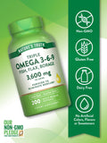 Nature's Truth Triple Omega 3-6-9 Complex supplement ingredients list