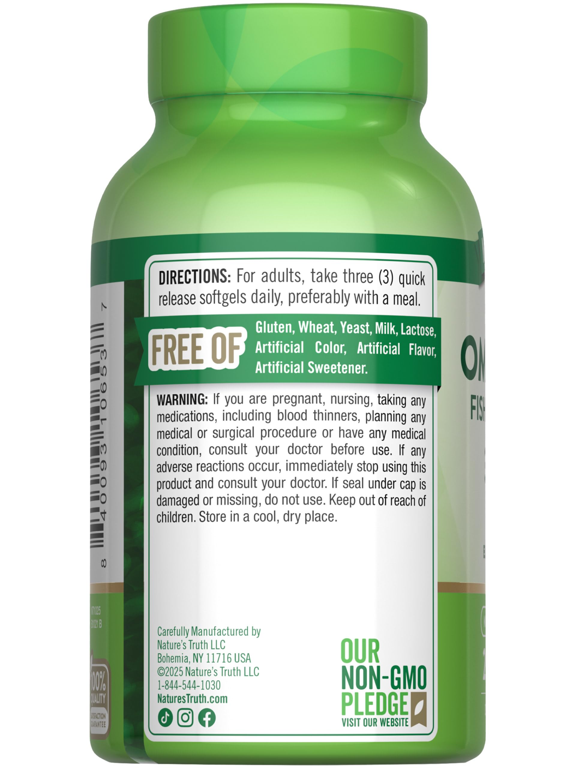 Nature's Truth Triple Omega 3-6-9 Complex supplement lifestyle scene