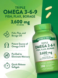 Nature's Truth Triple Omega 3-6-9 Complex supplement packaging